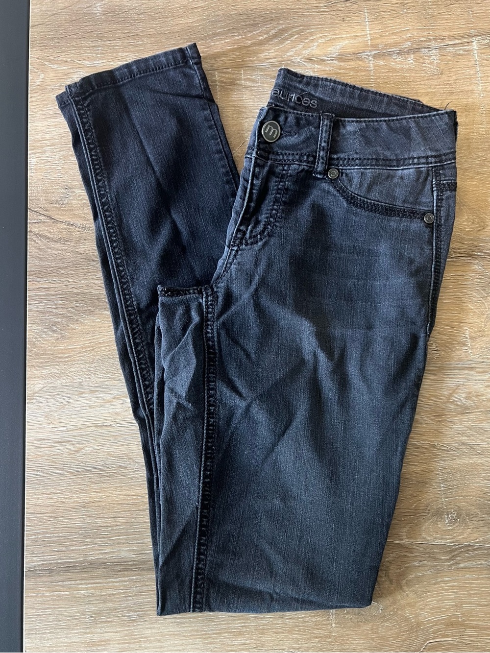 Maurices Black Skinny Jegging - Small Long